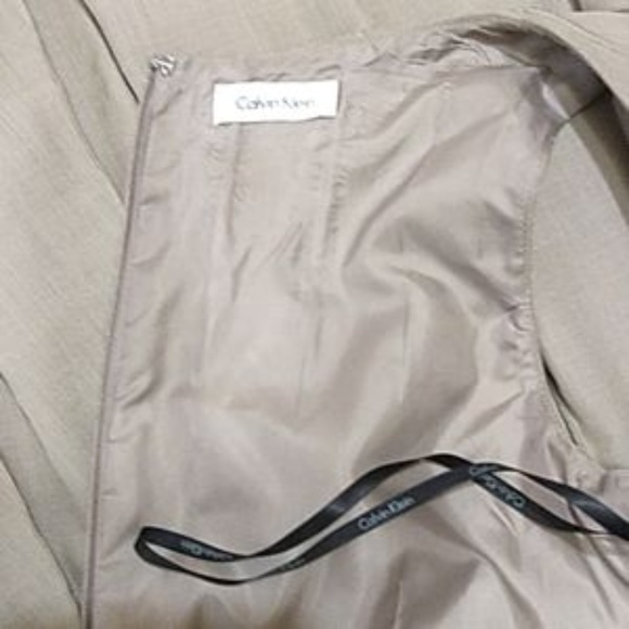 Calvin Klein | Sleeveless Khaki Dress Fit … - Picture 8 of 8